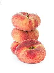 fig peach isolated on white background
