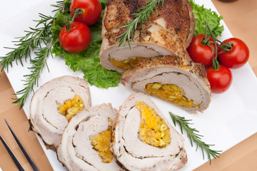 Staffed Pork Loin Roulade