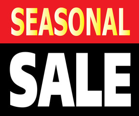 Seasonal Sale Promotion Label