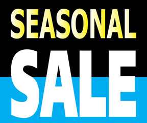Naklejka na ściany i meble Seasonal Sale Promotion Label