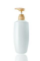 Gel, Foam Or Liquid Soap Dispenser Pump Plastic Bottle White.