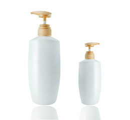 Gel, Foam Or Liquid Soap Dispenser Pump Plastic Bottle White.