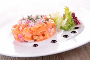 salmon tartar