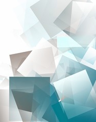 Obraz premium Abstract squared background - in blue, white and brown