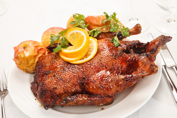 christmas roast goose