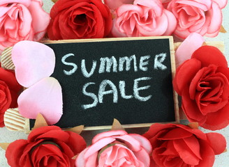 message of summer sale