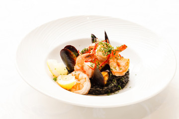 Nero di sepia risotto