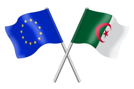 Drapeaux : Europe et Algérie