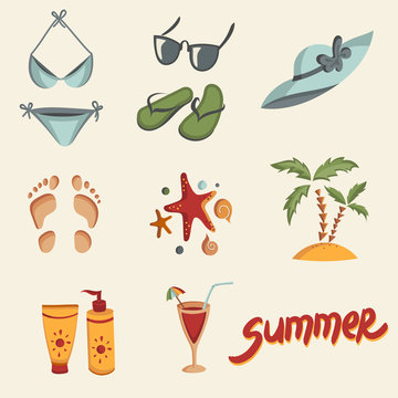 Summer elements for your design