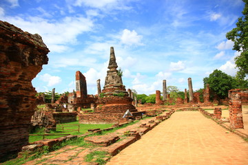 Obraz premium Ayudhya temple Thailand