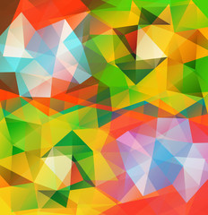 Triangle background. Pattern of geometric shapes