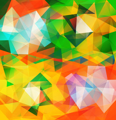 Triangle background. Pattern of geometric shapes