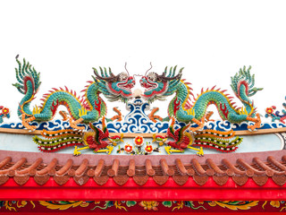 Chinese style dragon statue