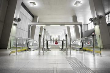 subway station interior