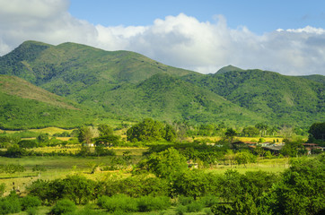 Fototapeta na wymiar Valle de los Ingenios (Valley sugar mills) in Cuba
