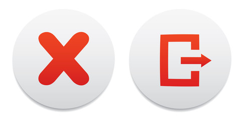 Exit icons