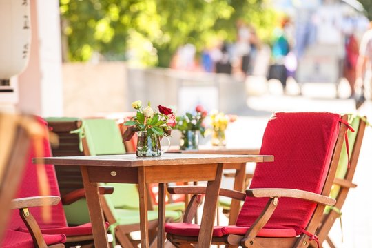 Table In Restauran On Odessa 