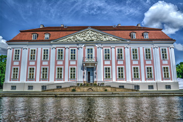 Fototapeta premium Baroque styled Friedrichsfelde Palace in Berlin, Germany. Hdr im