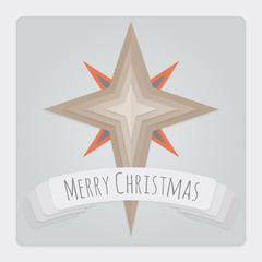 Star Christmas Card