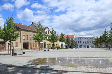 Naklejka premium Am Marktplatz in Strausberg