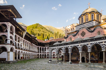 Rila Monastery, Bulgaria - obrazy, fototapety, plakaty