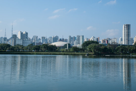 Ibirapuera Park In Sao Paulo, Brazil