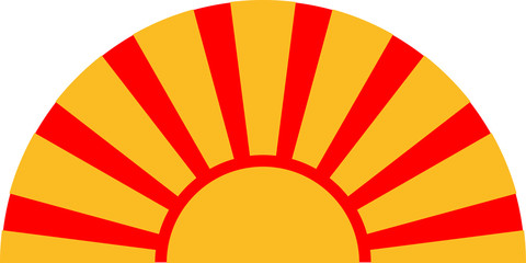 Sonne Strahlen Schön Design