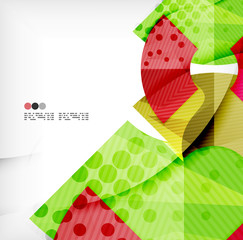 Abstract geometric shapes background