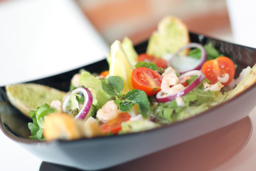 Fresh vegetable salad