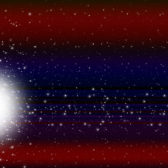 Shooting Star Background Shows Celestial Body And Meteorite.