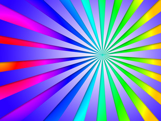 Colourful Dizzy Striped Tunnel Background Means Dizzy Abstractio