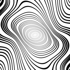 Design monochrome whirl ellipse movement background