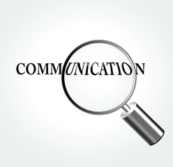 Vector communication theme illustration