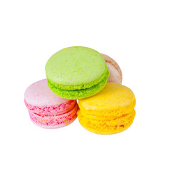 traditional french colorful macaron