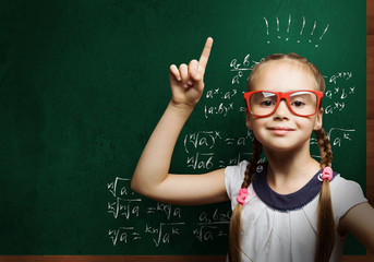 Smart schoolgirl