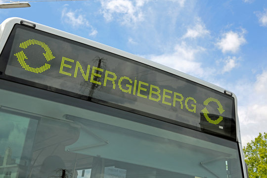 Bus zum Energieberg in Karlsruhe