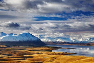 Foto op Plexiglas Zuidelijke Alpen, Nieuw-Zeeland © Dmitry Pichugin