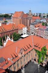 Old town skyline of Torun, Poland © cargol