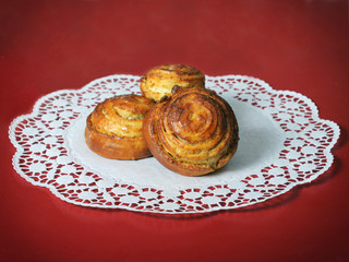 Buns with walnuts