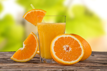 Fresh orange juice, healthy drinks.