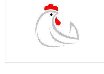 chicken logo vector