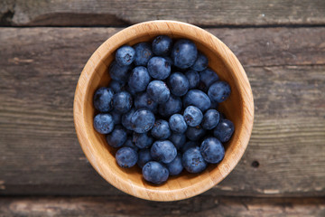 Blueberry in a bowl