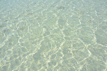 clear water and wave