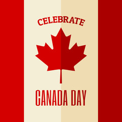 Canada Day Card Design