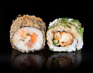 Japanese seafood sushi set