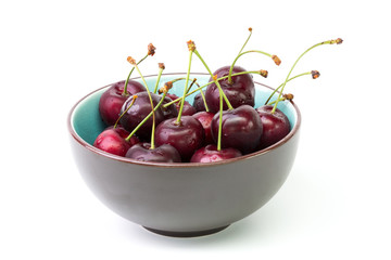 Bowl of fresh cherries