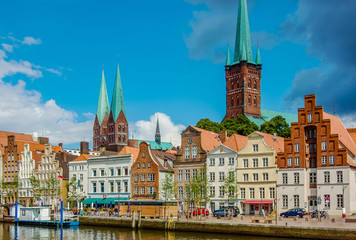 Fototapeta premium 0124 Lübeck - Obertrave