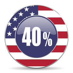 40 percent american icon