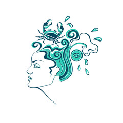 Zodiac sign of Cancer