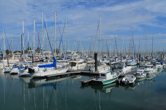 Port de plaisance de La Rochelle, France